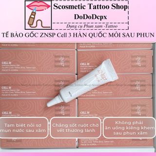 Tế bào gốc ZNSP INTENSIVE 3 ,dưỡng kích màu môi tái tạo da phun xăm thẩm mỹ ,spa