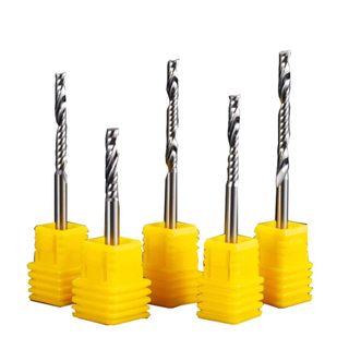 Huhao - mũi dao cắt gỗ cnc mdf xoắn 1 lưỡi cán 3.175, loại tốt