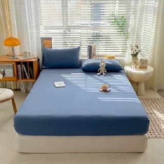 Ga chun bọc đệm kèm 2 vỏ gối cotton TICI drap giường 1m2 1m6 1m8 2m2 ĐệmNgọcDiệp đệm 10cm 15cm