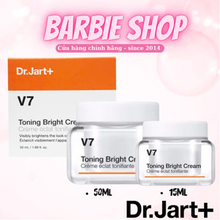 [Mẫu Mới] Kem Mặt V7 Toning Light Dr.Jart + Mini Size 15ml - Kem Mặt V7 Pink Toning Dr.Jart Full size 50ml