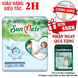 Tã dán người già Sunmate size M10/ M-L10/ XL10 miếng