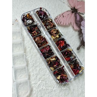 Set giấy nhún 12 ô ẩn móng làm vân đá