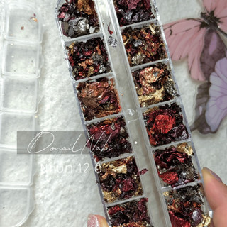 Set giấy nhún 12 ô ẩn móng làm vân đá