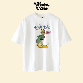 Áo thun WhenIm thêu THỜI TỚI - hàng thiết kế - vải cotton thoáng mát