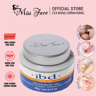 Gel đắp ibd nắp bạc - gel lạnh ibd clear đắp móng - gel ibd hũ bạc 56g