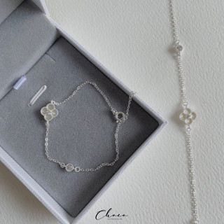 Vòng tay cỏ 4 lá xà cừ choco jewelry