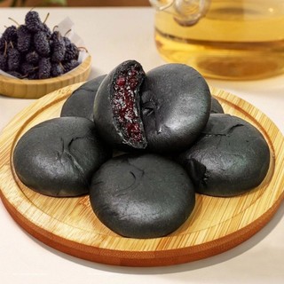  Bánh Gạo Lức Dâu Tằm Không Đường Vị Ngọt Tự Nhiên Thơm Ngon Mềm Dẻo - Ăn Vặt Nhà Nhi 