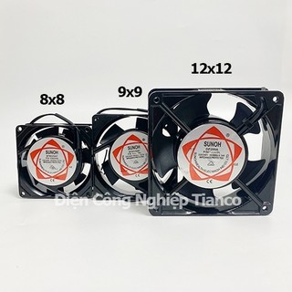 Quạt thông gió quạt hút tủ điện sắt 8x8 9x9 12x12 15x15 15x17 20×20mm 220v quạt hút mùi tản nhiệt , quạt làm mát tủ điện
