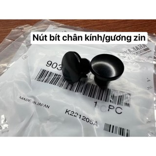 Nút che, bịt chân gương xe máy chất liệu cabon dùng chung các dòng xe honda, yamaha