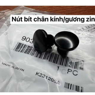 Nút che, bịt chân gương xe máy chất liệu cabon dùng chung các dòng xe honda, yamaha