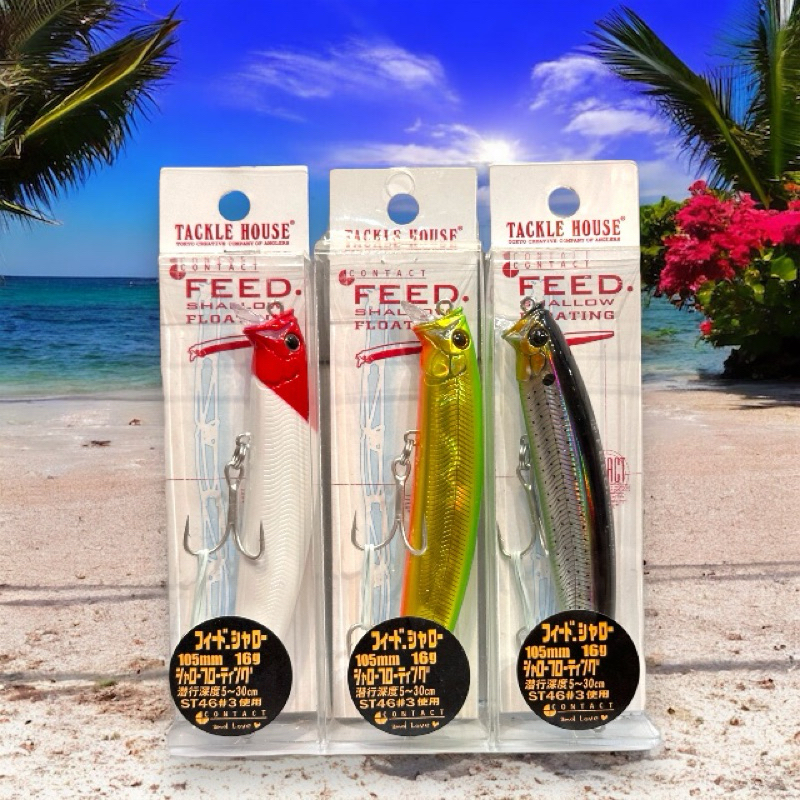 Mồi Giả Câu Cá TACKLE HOUSE FEED SHALLOW 105F