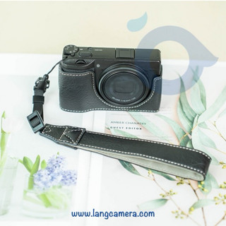 Bao da Halfcase cho Ricoh GR3 - mẫu mới vân đẹp