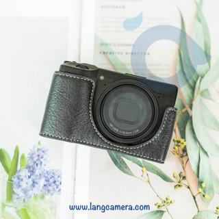 Bao da Halfcase cho Ricoh GR3 - mẫu mới vân đẹp