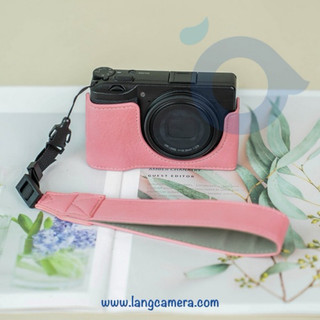 Bao da Halfcase cho Ricoh GR3 - mẫu mới vân đẹp