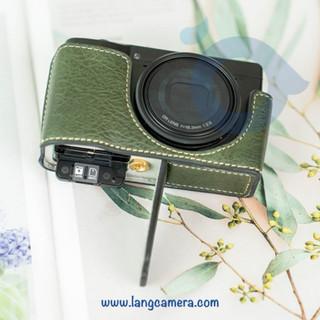 Bao da Halfcase cho Ricoh GR3 - mẫu mới vân đẹp