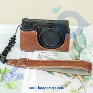 Bao da Halfcase cho Ricoh GR3 - mẫu mới vân đẹp