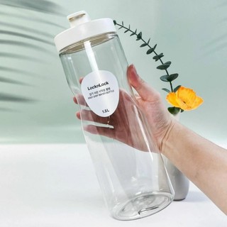 Bình nước nhựa lock & lock 1.5l / 1l sọc vuông