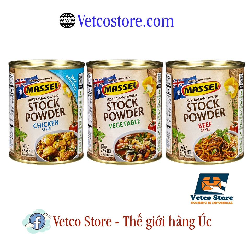 Hạt Nêm Massel Stock Powder 168g