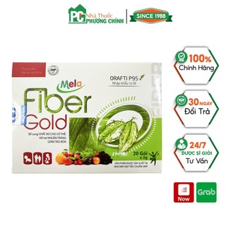 Bột chất xơ mela fiber gold giúp nhuận tràng, giảm táo bón cho trẻ em & người lớn