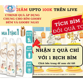 Tã/Bỉm Quần Dán Gooby/Premium, bỉm gooby đêm, tã gooby, gooby Chống Tràn Hiệu Quả Đủ Size M/L/XL/XXL Cho Bé Từ 6kg - 24k