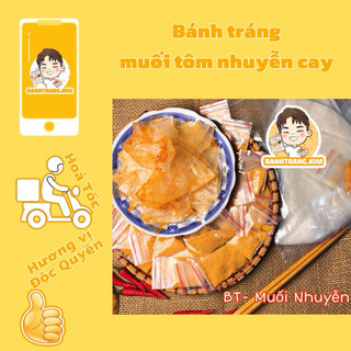 Bánh tráng muối nhuyễn cay
