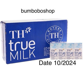 Thùng 48 hộp sữa TH TRUE MILK có đường 180ml/hộp - date 31/10/2024