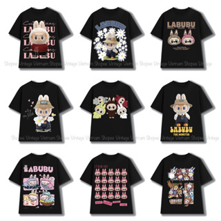 Áo thun Labubu Teddy Cartoon - Áo thun Siêu dễ thương hàng Cao Cấp Nam Nữ 100% Cotton