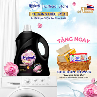 Nước xả hygiene thái lan giặt xả vải, quần áo siêu đậm đặc mềm vải chính hãng can 3500/3000ml