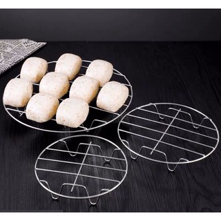Vỉ hấp inox k05 đa năng 4 chân hấp bánh, bánh bao, đồ ăn bằng thép không gỉ cao cấp 1331