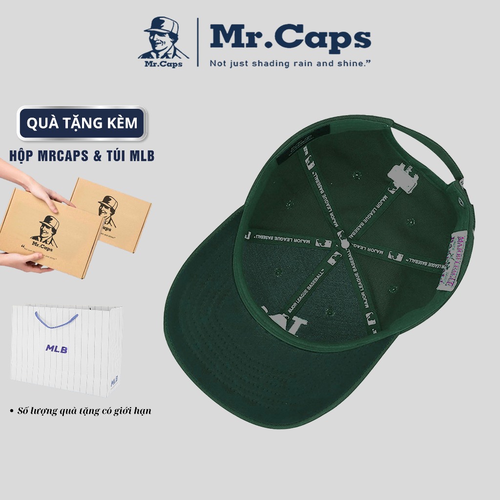 Mũ lưỡi trai MLB Full Box [Hộp + Túi] - Nón kết nam nữ thêu chữ LA thời trang cao cấp phong cách thể thao Mrcaps MLB01 | BigBuy360 - bigbuy360.vn