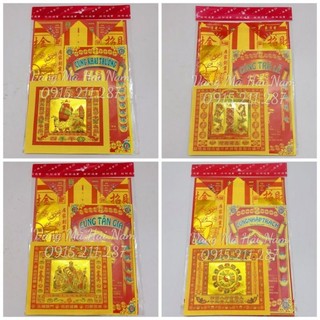 Bộ giấy cúng tân gia / nhập trạch / khai trương / trả lễ - hàng người hoa