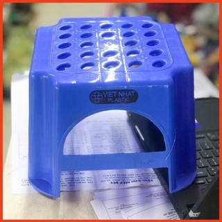 Ghế nhựa lỗ Việt Nhật- Ghế đẩu thấp giá rẻ siêu bền.