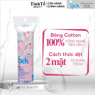 Bông tẩy trang cotton Ipek Thỗ Nhĩ Kì 80 miếng