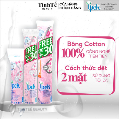 Bông tẩy trang ipek thỗ nhĩ kì, Skinlovers, Care4u 80/130/150/233 miếng