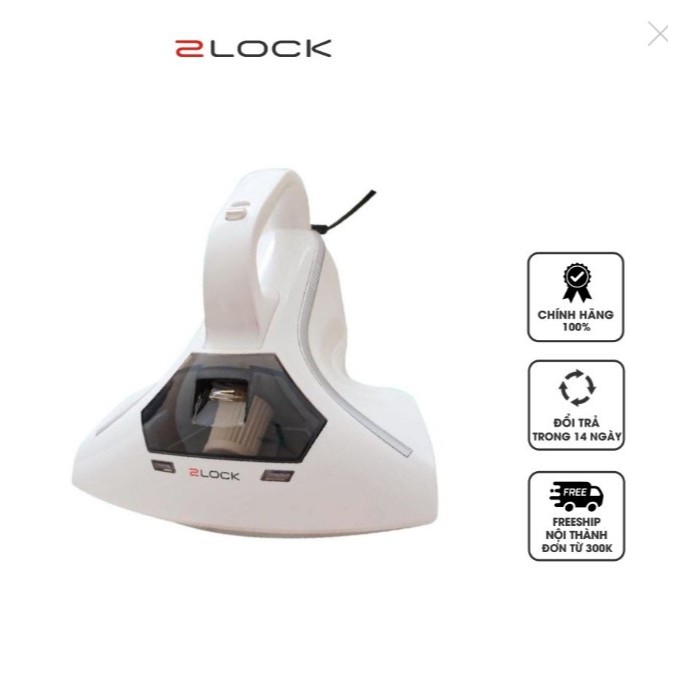Máy Hút Bụi Giường Nệm 2Lock Diệt Khuẩn Bằng Tia UV, Lực Hút Mạnh, Nội Địa Hàn, BH 12 Tháng, bepduc_