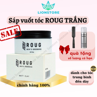 Sáp vuốt tóc ROUG TRẮNG 90g giữ nếp cao cấp bóng mượt dành cho tóc trung bình đến dày chính hãng