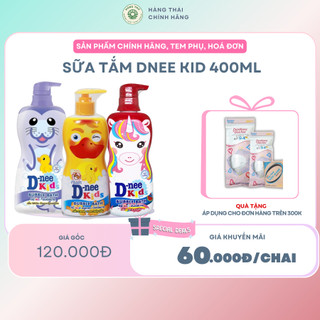 Sữa tắm tạo bọt Dnee 400ml dành cho trẻ trên 3 tuối