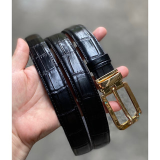 Dây nịt nữ da cá sấu