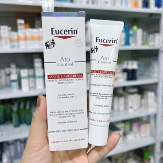 Eucerin Kem dưỡng ngăn ngừa dị_ứng giai đoạn bùng phát AtoControl Acute Care 40ml
