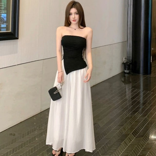 Áo quây vạt xéo xẻ tà cách điệu at clothing