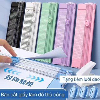 Bàn cắt giấy mini khổ A5 A4 A3 gọn nhe, làm đồ thủ công tiện lợi