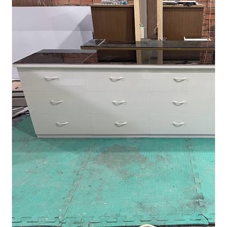 Tủ bếp nhựa đài loan cao 81cm ngang 2m1 tb3x3