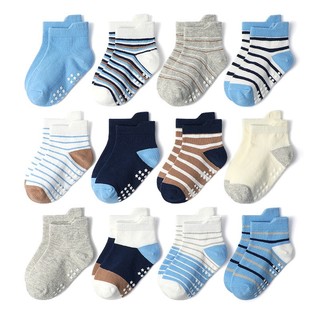 Tất chống trượt ( vớ chống trượt ) Khủng long dễ thương cho bé trai và bé gái (0-3 tuổi)