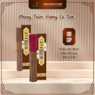 Nhang trầm cao cấp trầm hương an nhiên cc30t 30cm hộp 100 que