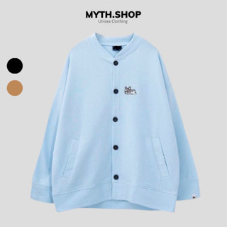 Áo Khoác Nỉ Cardigan Puppy Fotm Rộng Unisex  (Ảnh thật)