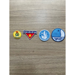 Logo Đoàn, Logo công đoàn, Logo hội sinh viên, Logo Hội Liên Hiệp Thanh Niên Việt Nam thêu ủi lên áo