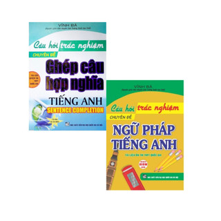 Sách - Câu Hỏi Trắc Nghiệm Tiếng Anh Theo Chuyên Đề (Bộ 2 Cuốn) (Vĩnh Bá) - HA