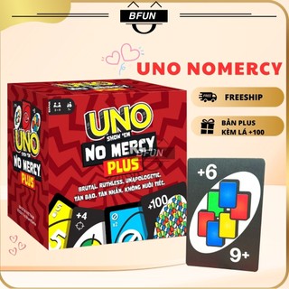 Bài uno nomercy cuộc chơi nâng cấp thú vị - uno +100 boardgame trò chơi thẻ bài giải trí bfun