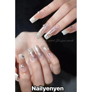 sticker bướm metan dán trang trí móng