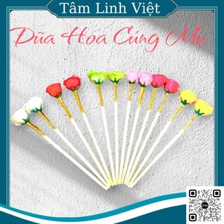 Bộ đôi đũa hoa cúng mụ đầy tháng - thôi nôi - cúng căn